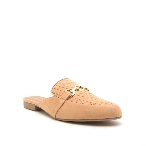 Last Pair Sale ! Toffee Metal Slide In Loafers / Mules Size 6 - Picture 2 of 5